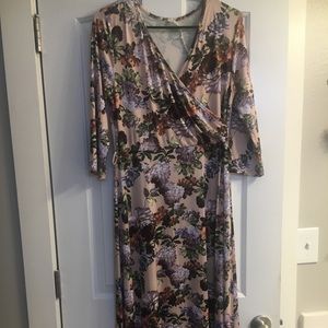 Maternity maxi dress